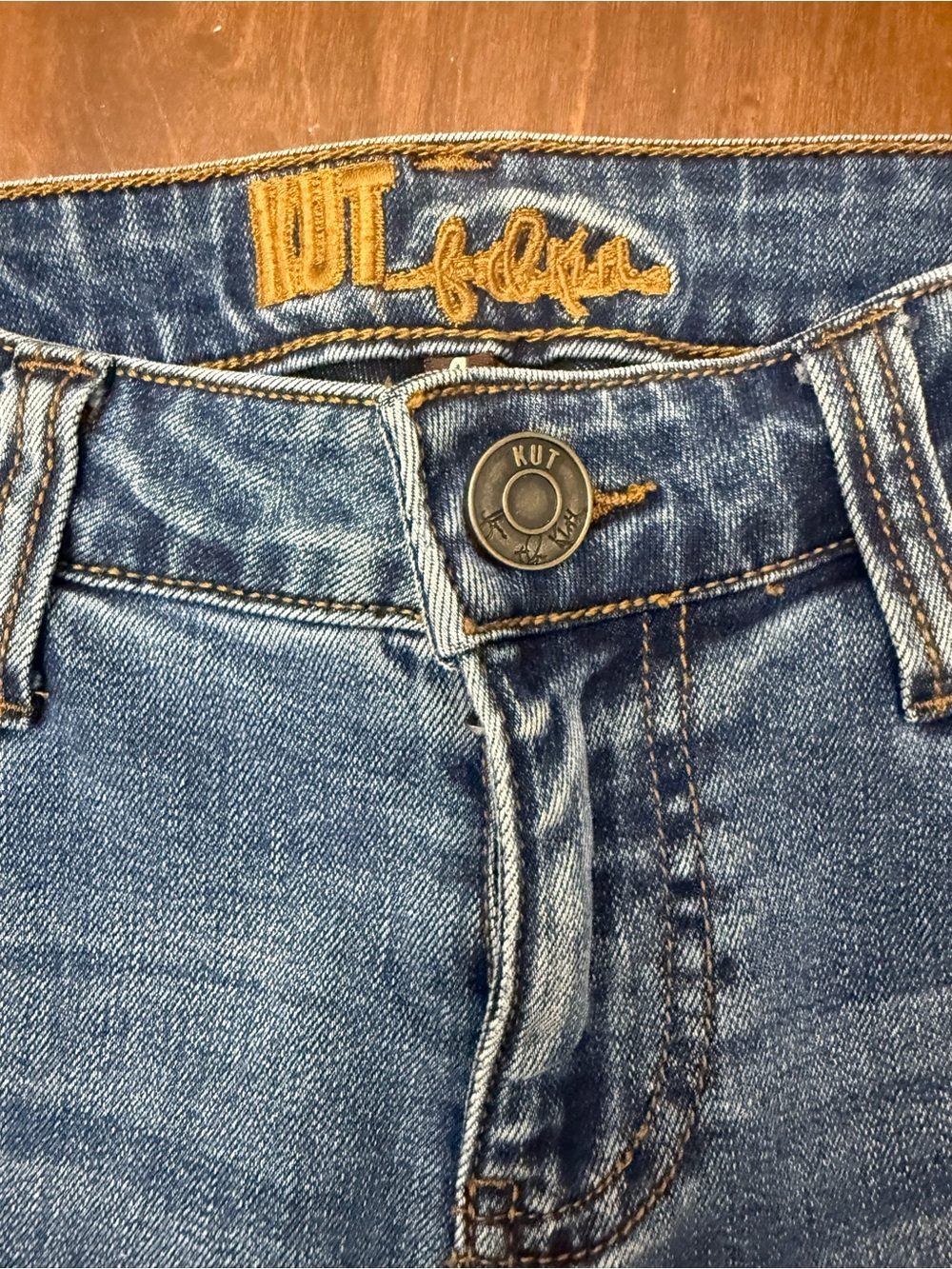 Kut from The Kloth Mid Rise Skinny Jeans Size 4 - Picture 2 of 5